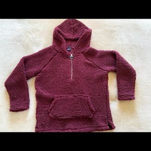 sherpa hoodie